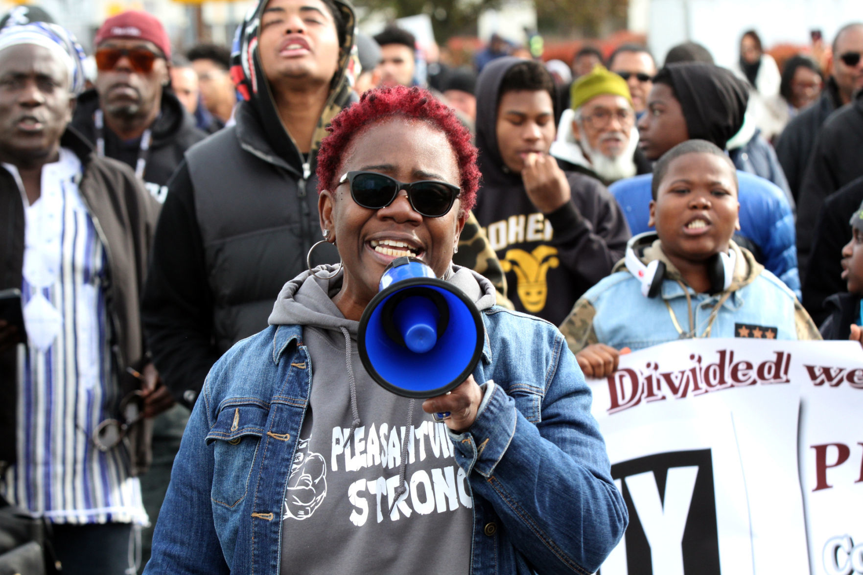 Pleasantville peace march